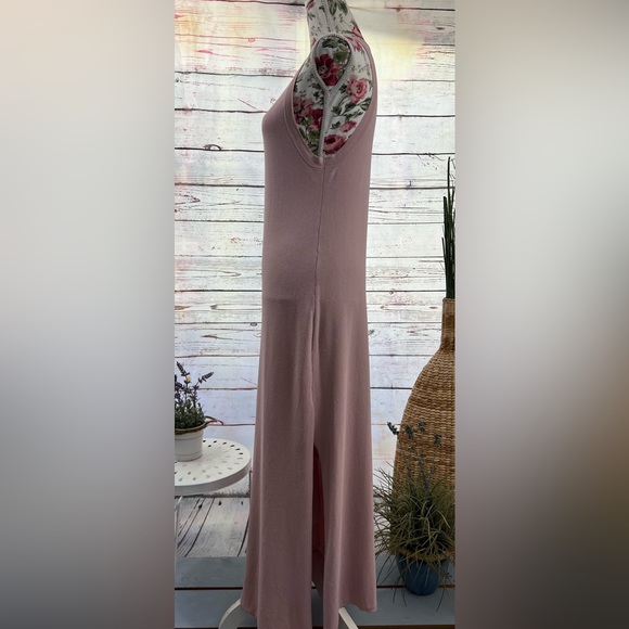 The Drop Women's Gabriela High-Neck Cut-In A-Line Side Slit Maxi Dress Size L - Picture 5 of 11